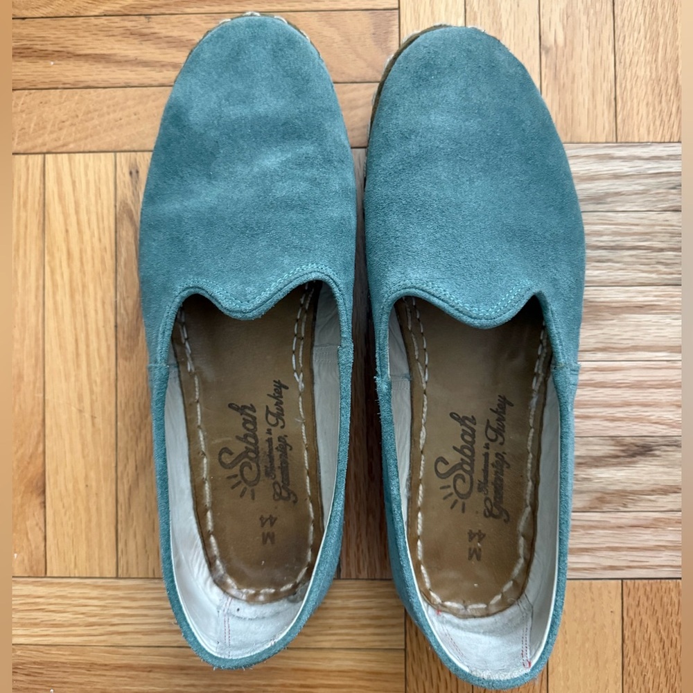 Light Blue Suede Sabah